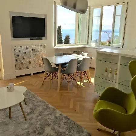 Super Appartement 3 Pieces, Vue Mer A Nice Apartament *